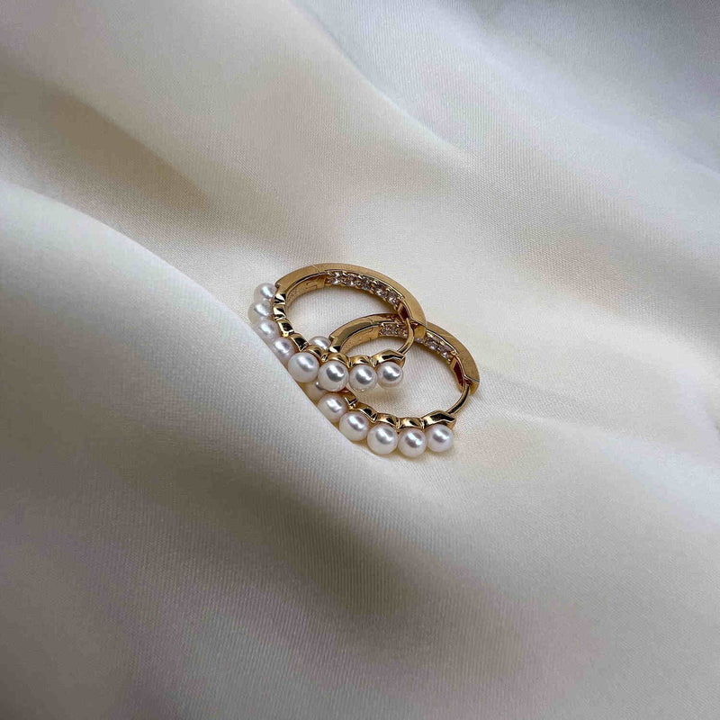 Sif Jakobs Padua 925 Sterling Zilveren Goudkleurige Medio Oorbellen SJ-E22214-PCZ-YG-zoom-