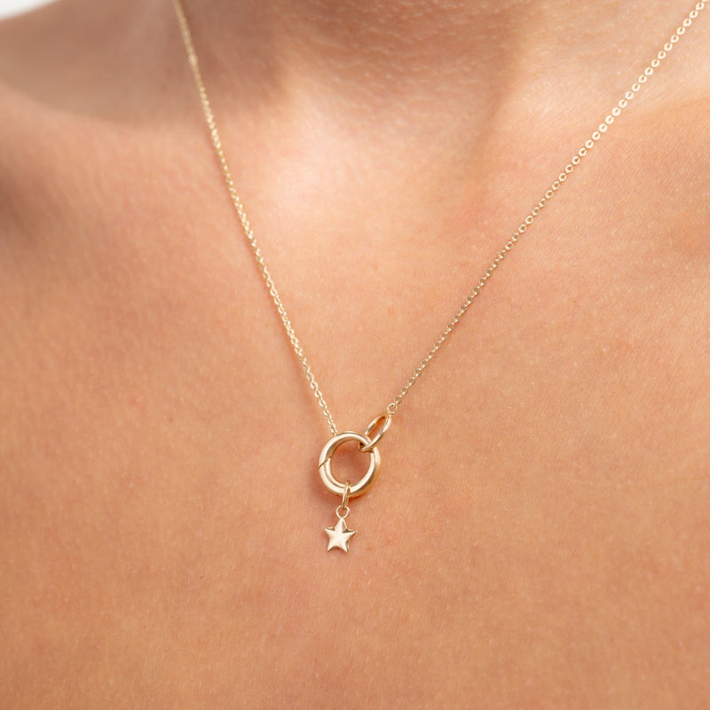 Isabel Bernard Le Marais Ster 14 karaat gouden bedel IB350058-zoom-