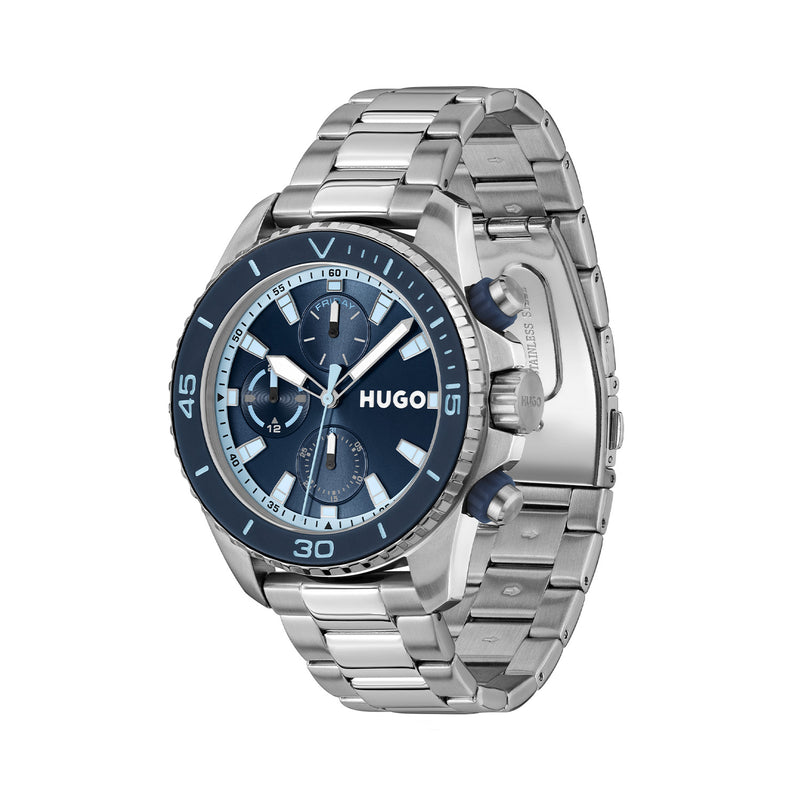 Hugo Boss #DIVE Silver Men's Watch HU1530429-zoom-