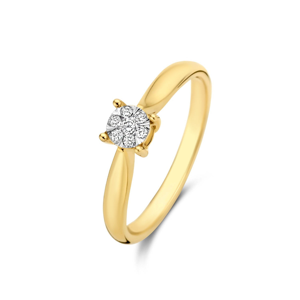 Isabel Bernard De la Paix Hanaé 14 Carat Gold Ring | diamond 0.08 ct | IBD330007-50