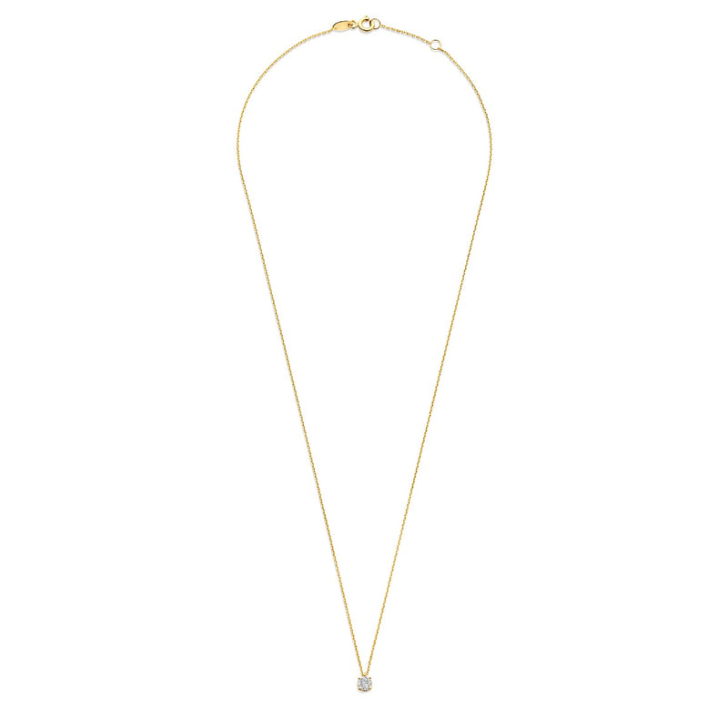 Beloro Jewels Monte Napoleone Stella 9 Karaat Ketting BO340044-zoom-