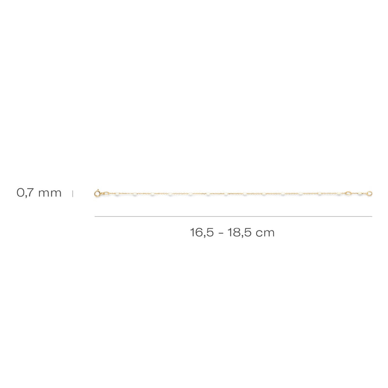 Blush 14 karaat Gouden Armband 2226YRM-zoom-