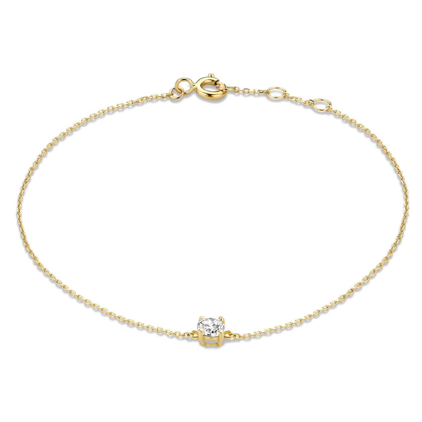 Isabel Bernard Le Marais Loane 14 Carat Golden Bracelet IB320103 (Length: 16.50-18.50 cm)