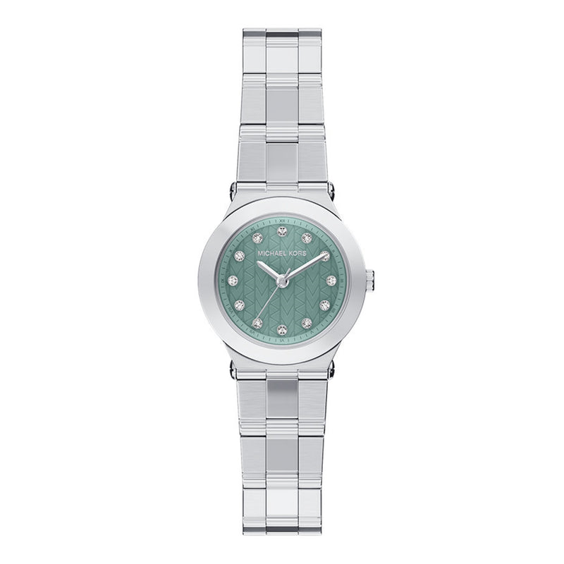 Michael Kors Billie Round Green Dial Watch MK7569-zoom-