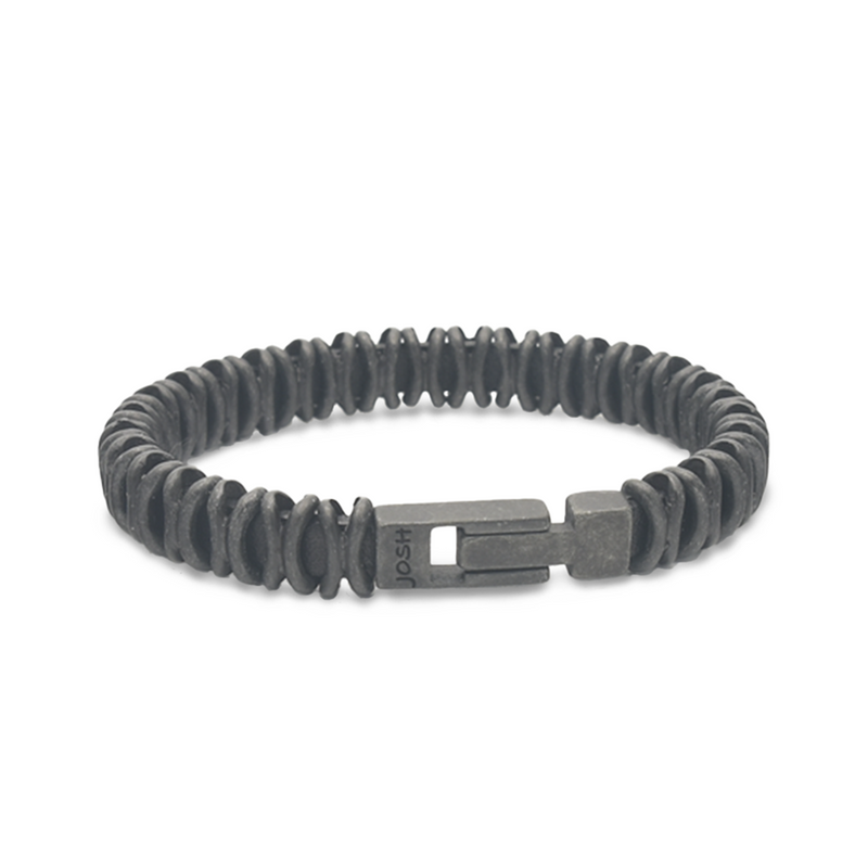 Josh Black Alloy Bracelet 03559VB/NCLR/LME-zoom-