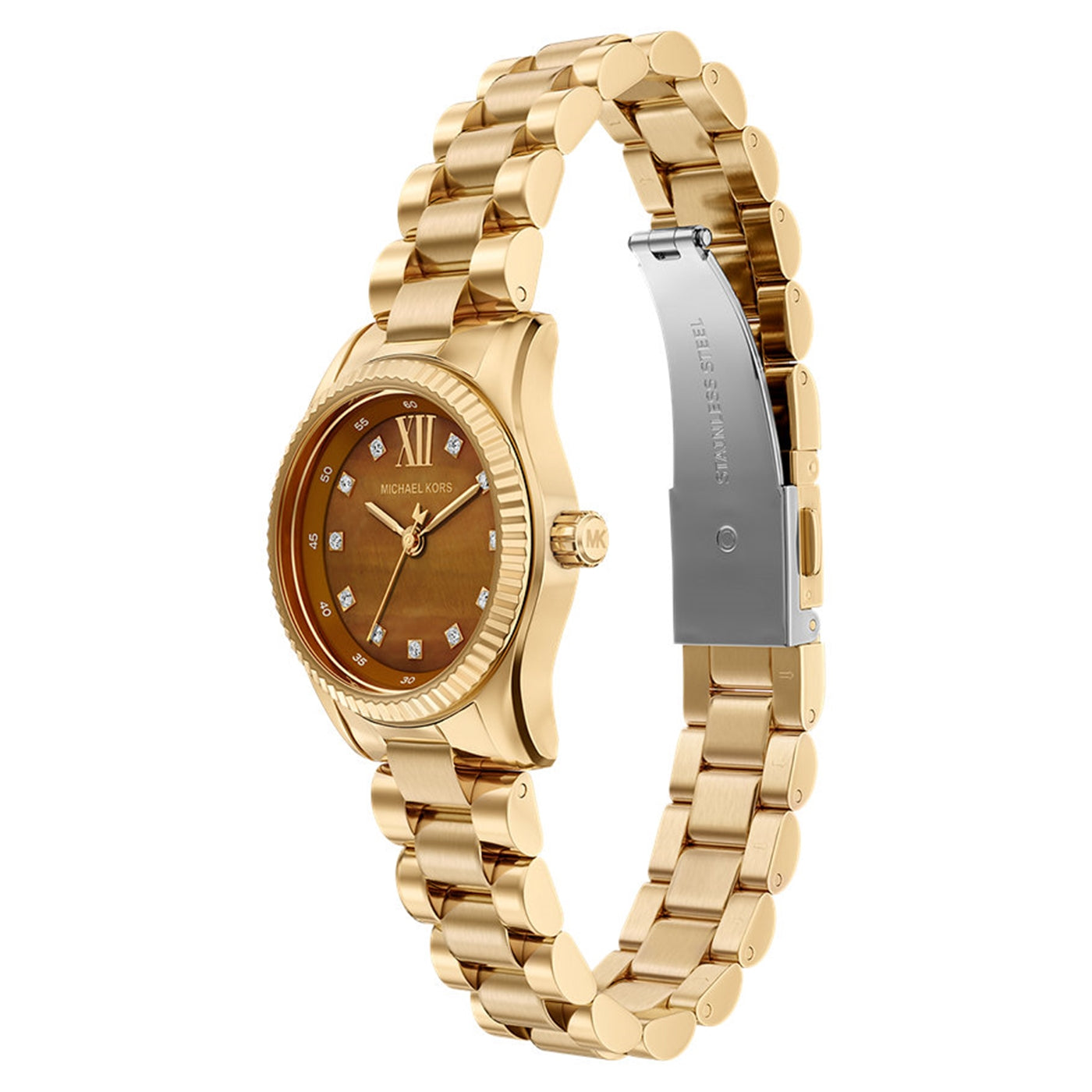 Michael Kors Lexington Round Brown Dial Watch MK7578