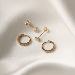 Isabel Bernard Cadeau d'Isabel 14 Carat Golden Earparty giftset IB90054