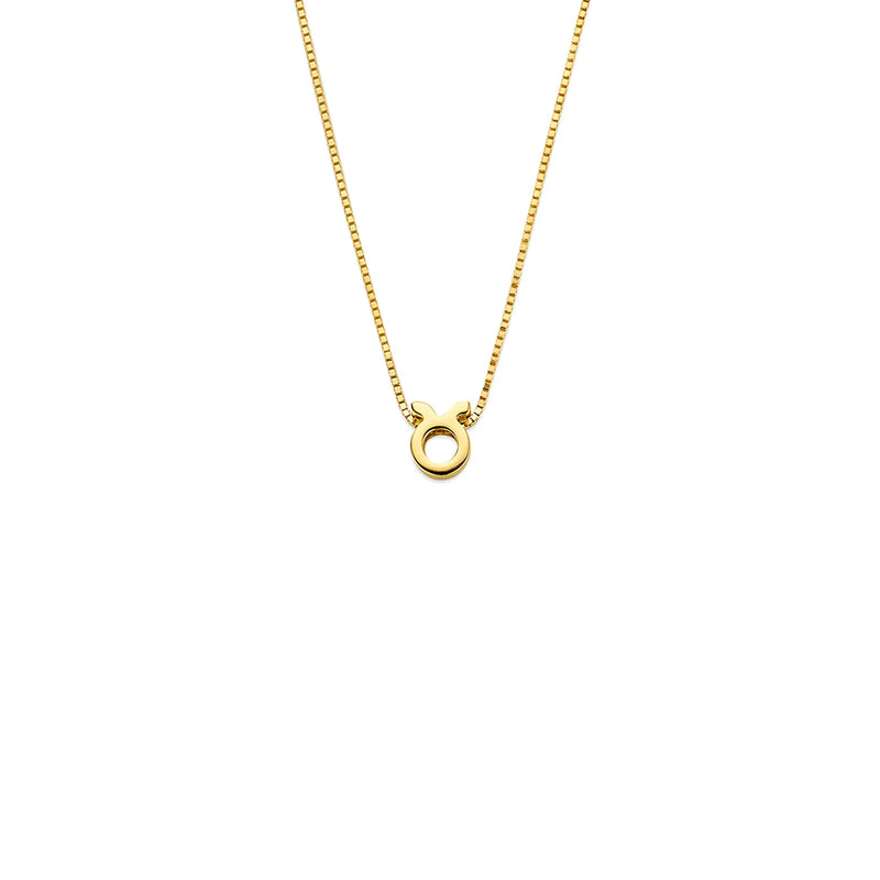 Isabel Bernard Étoiles d’Or Taurus 14 Carat Gold Venetian Necklace With Horoscope IB340179-zoom-