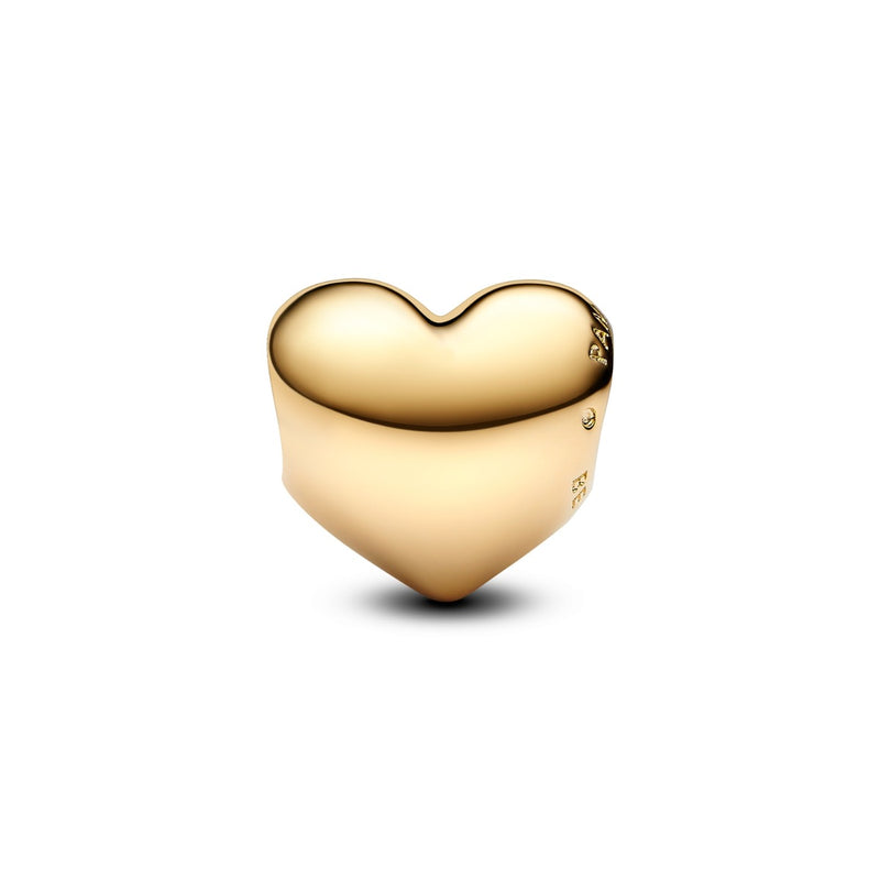 Pandora Moments 14 Karat Gold Plated Heart Charm 763439C00-zoom-