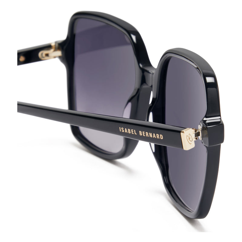 Isabel Bernard La Villette Rene Zwarte Vierkante Zonnebril IB400000-01-01-zoom-