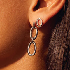 Parte Di Me Bibbiena Poppi Clara 925 Sterling Silver Ear Studs PDM36193