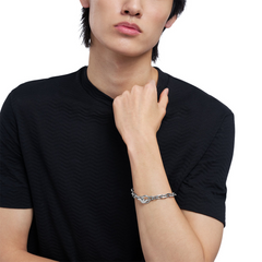 Emporio Armani Silver Stainless Steel Bracelet EGS3236040