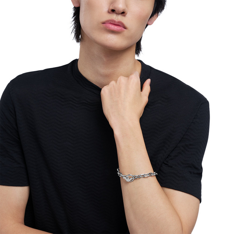 Emporio Armani Silver Stainless Steel Bracelet EGS3236040-zoom-