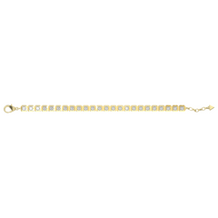 Guess Ace Of Diamonds Gold-coloured Bracelet JUBB06174JWYGS