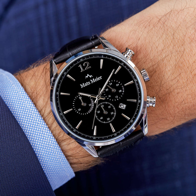 Mats Meier Grand Cornier Chrono Zwart Horloge MM00106-zoom-
