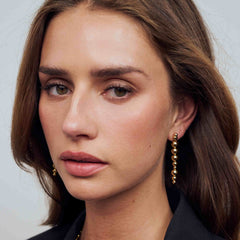 Sif Jakobs Gold Plated Bormio Lungo Earrings SJ-E2740-YG