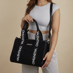 Valentino Bags Special Camy Zwarte Shopper VBS7L301NERO