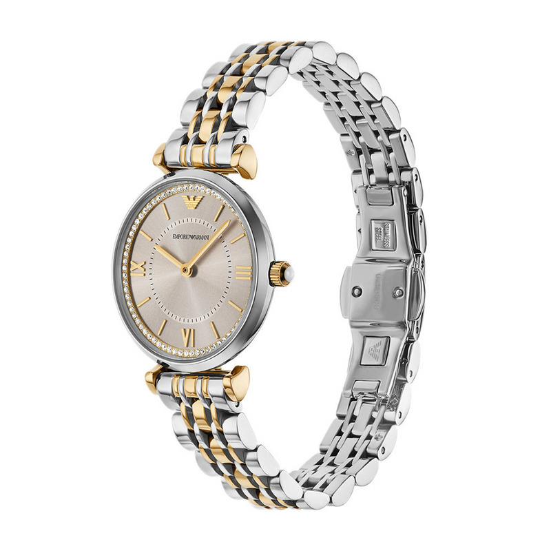 Emporio Armani Silver and Gold Women's Watch AR11702-zoom-