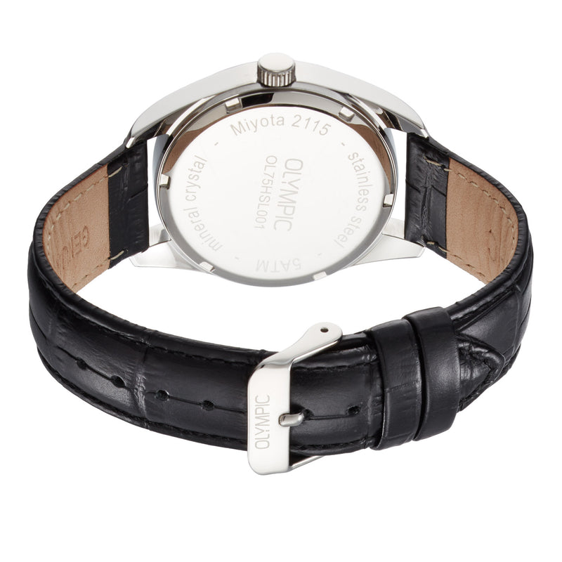 Olympic Louis Zilverkleurig Herenhorloge OL75HSL001-zoom-