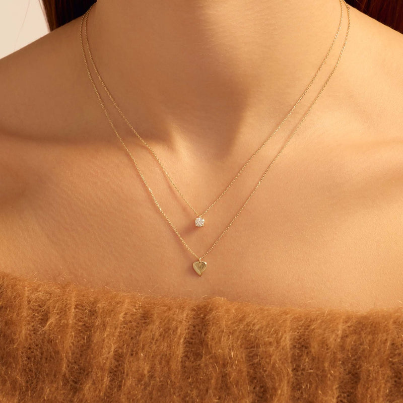 Beloro Jewels Monte Napoleone Stella 9 Karaat Ketting BO340044-zoom-