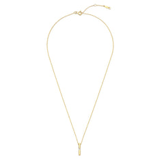 Isabel Bernard De la Paix Flavie 14 Karat gold necklace with diamond 0.03 carat IBD350027