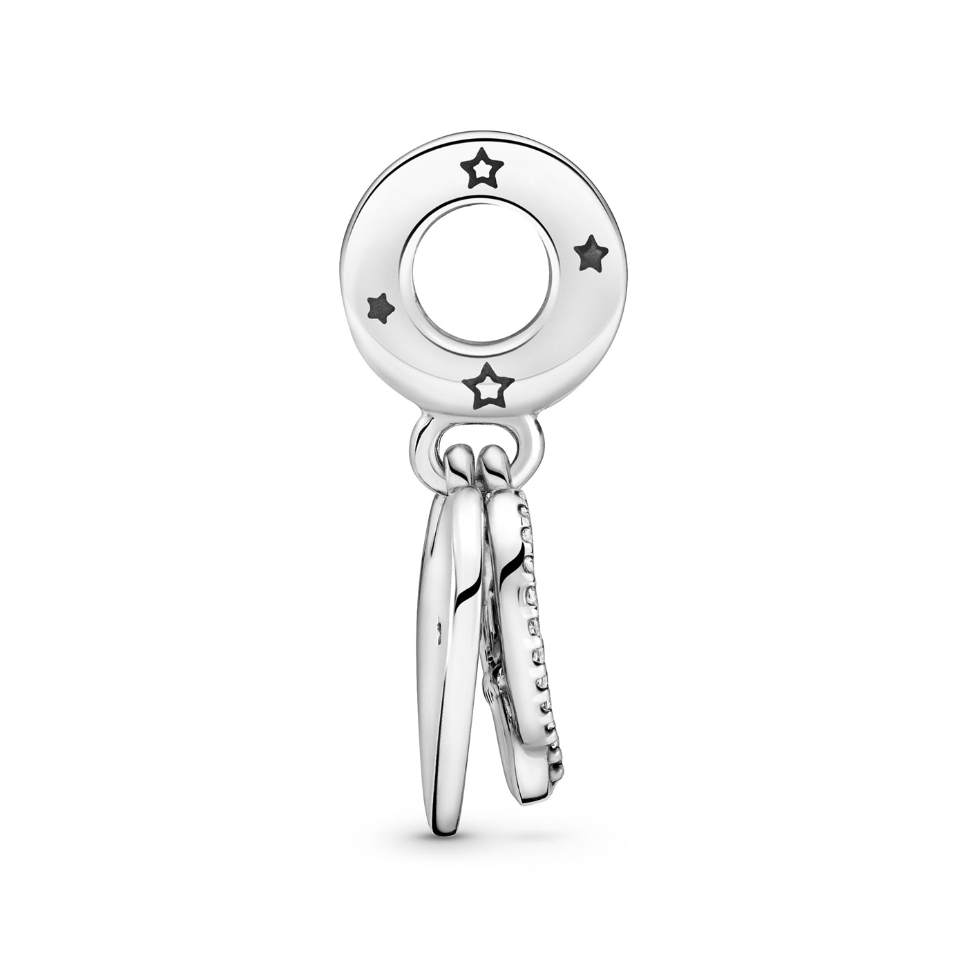 Pandora Moments 925 Sterling Silver Cats & Hearts Charm 799546C01