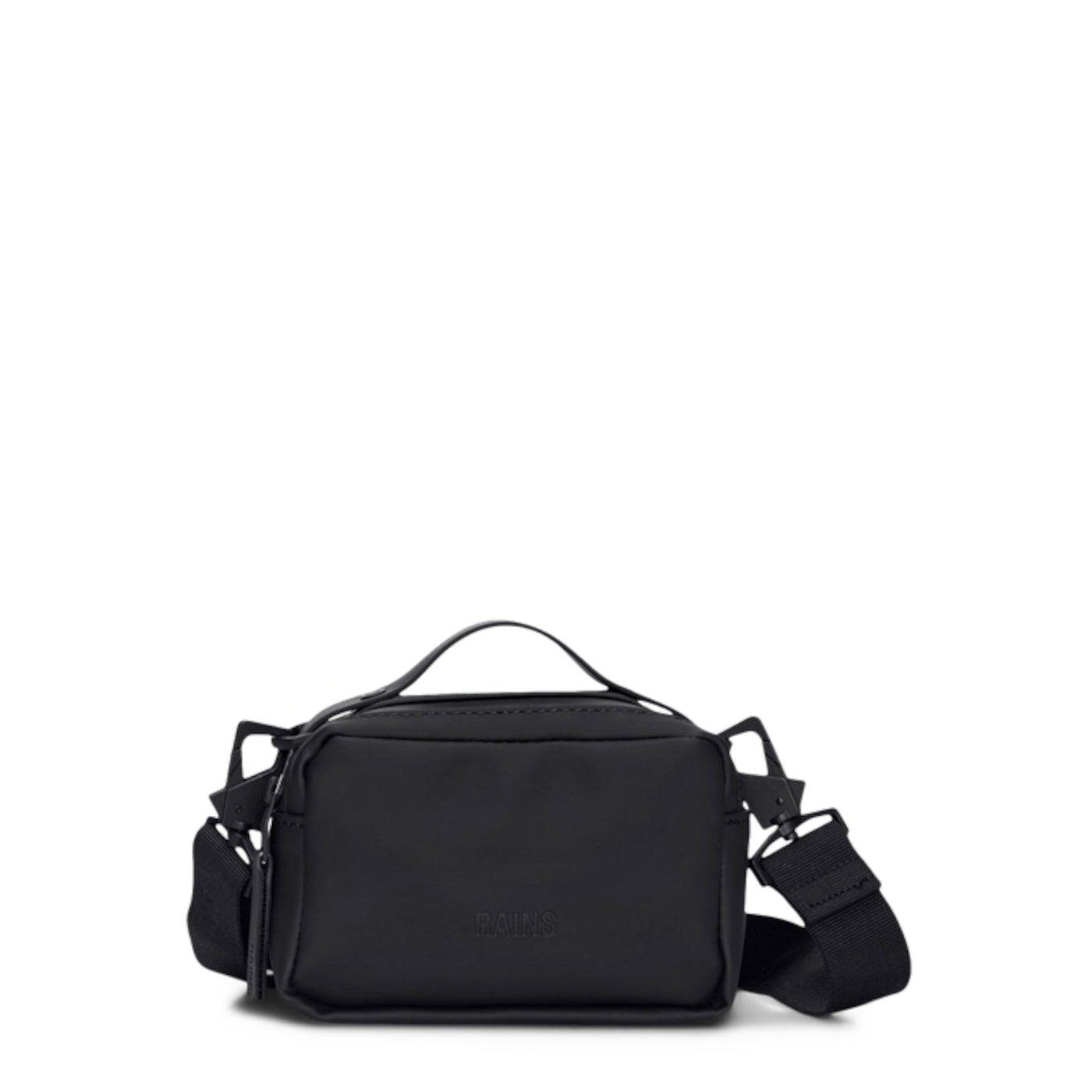 Rains Box Black Crossbody Bag R14120-01