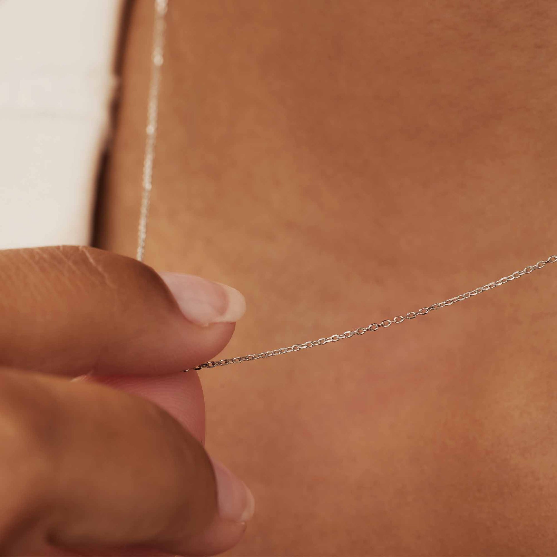 Isabel Bernard Saint Germain Nicole 14 Carat Whitegold Necklace IB340119