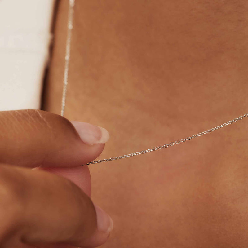 Isabel Bernard Saint Germain Nicole 14 Karaat Witgouden Collier IB340119-zoom-