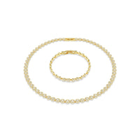 Swarovski Una Gold Coloured Set 5720506