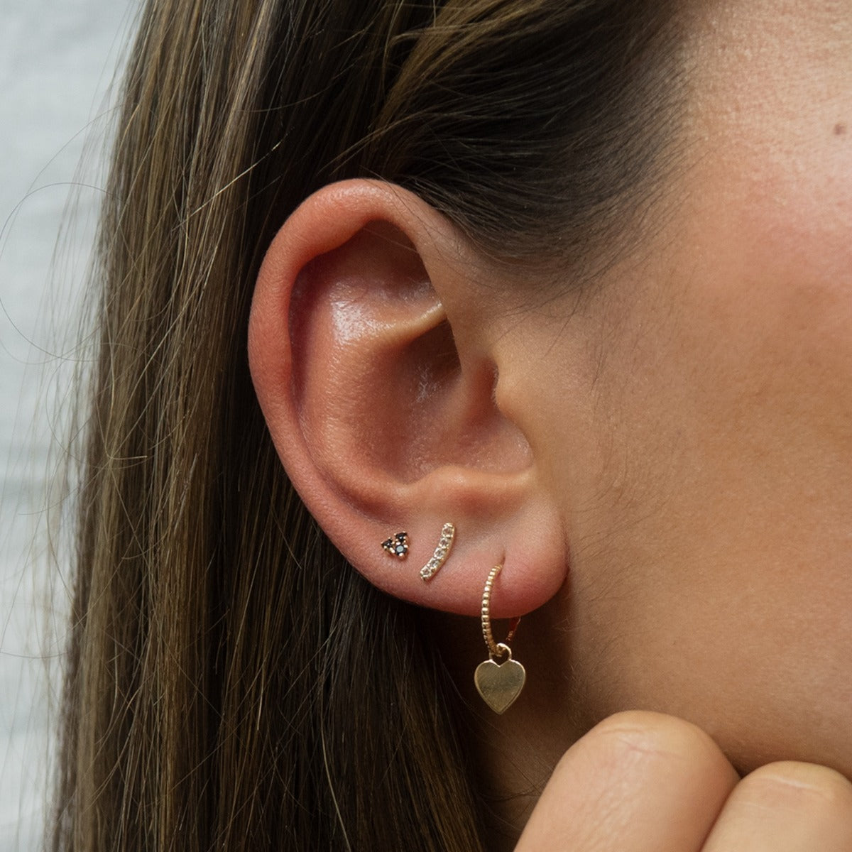 Jackie Gold 14 karat gold Ear Stud JKE23.012