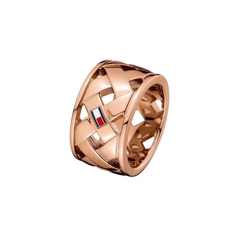 Tommy Hilfiger RVS Ring 2002-TJ2701025C-zoom-