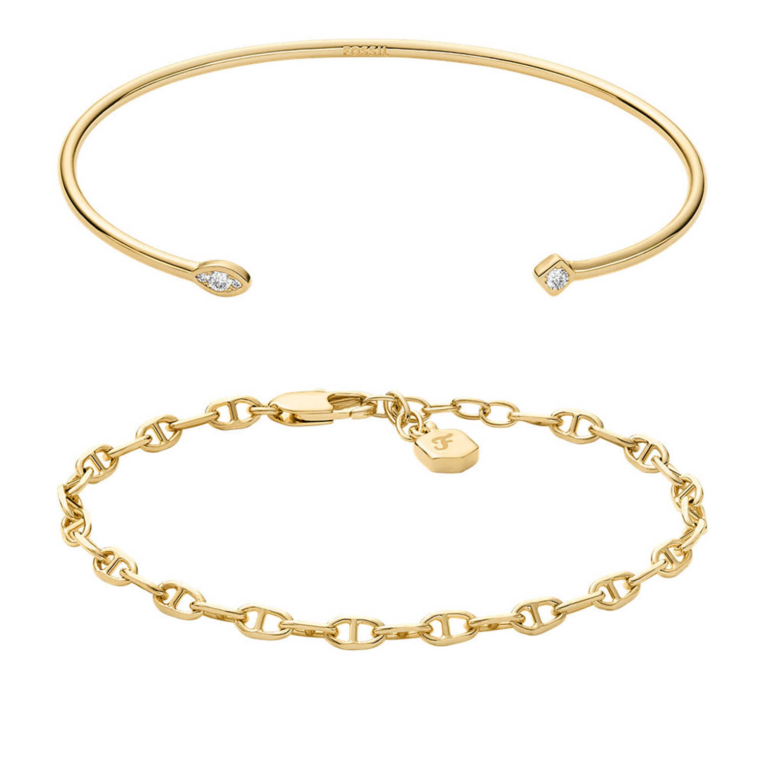 Fossil Heritage Brass Women's Gift Set JA7292SET