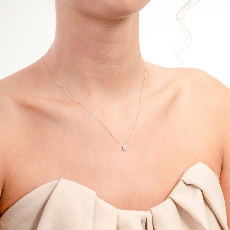 Isabel Bernard Rivoli Aélys 14 Karaat Gouden Ketting IB340137 (Lengte: 40.00-42.00 cm)-zoom-