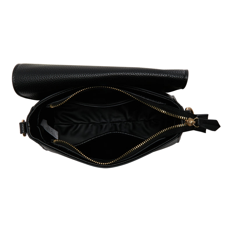 Valentino Bags Brixton Black Shoulder bag VBS7LX08NERO-zoom-