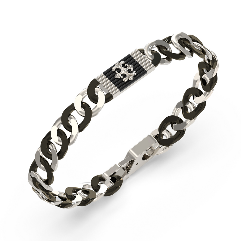 Guess Rebel Moon Silver Bracelet JUMB05063JWSTBKS-zoom-
