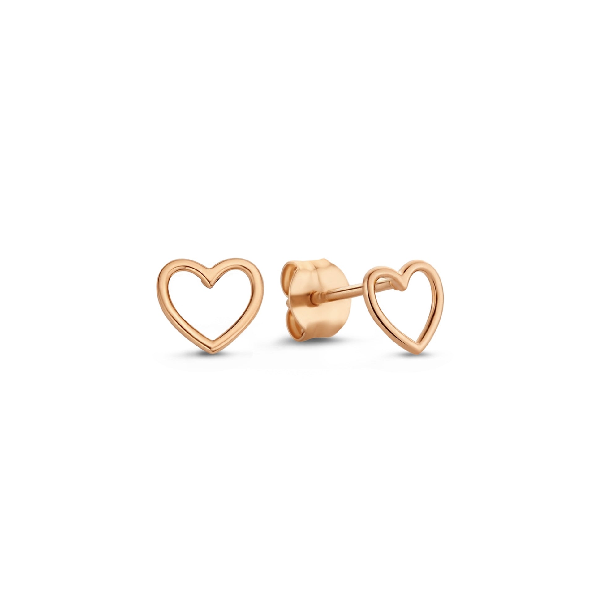 Isabel Bernard La Concorde Amore 14 Carat Rosegold Ear Studs IB360231