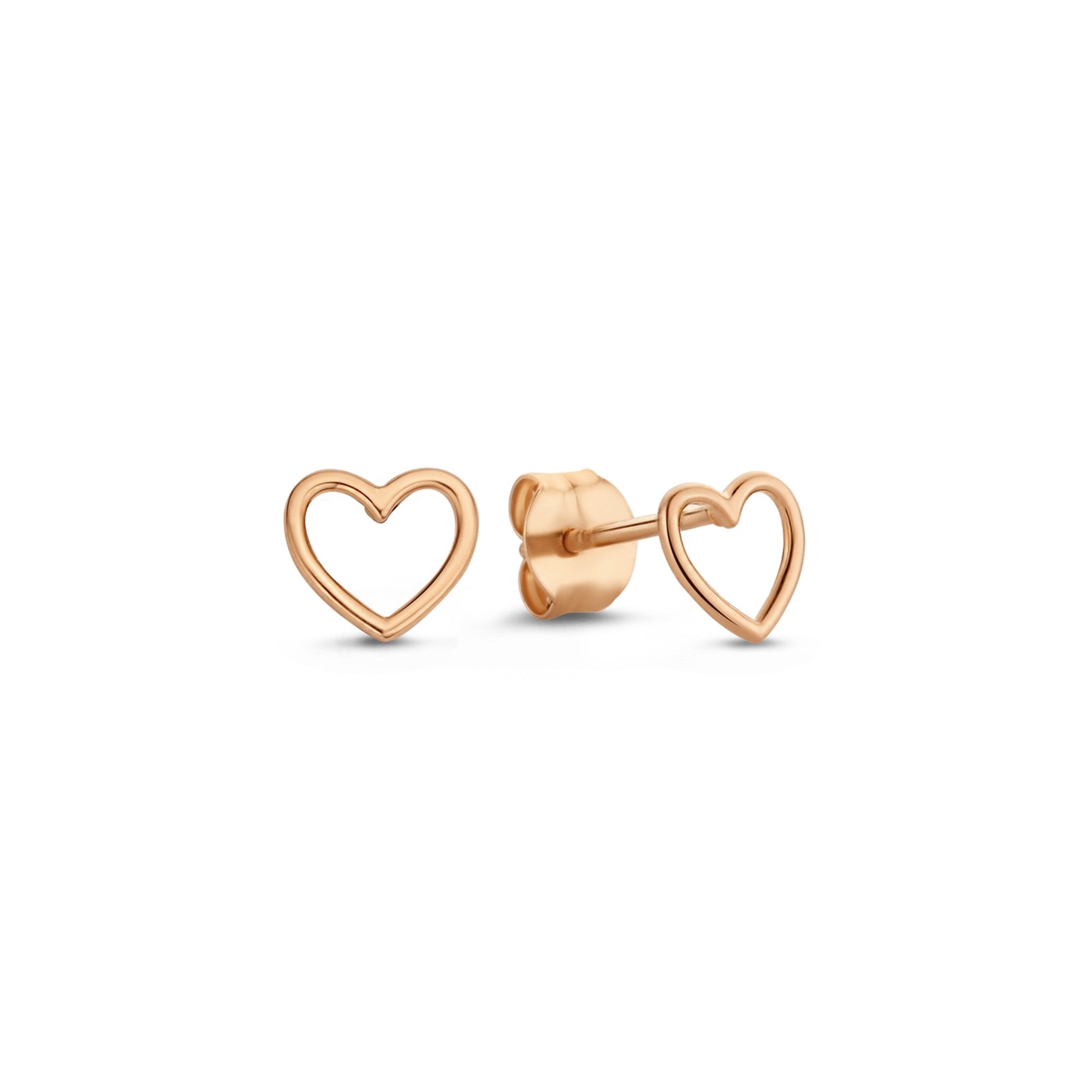 Isabel Bernard La Concorde Amore 14 Carat Rosegold Ear Studs IB360231