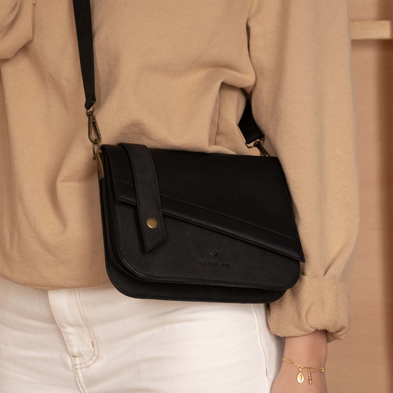 Violet Hamden Essential Bag Zwarte Crossbodytas VH22017-zoom-