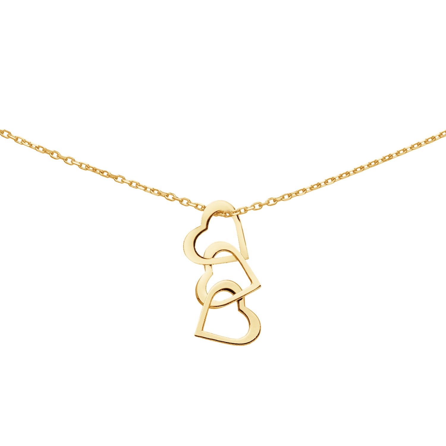 Jackie Gold Moving Love 14 Karat Gold Necklace JKN25.550