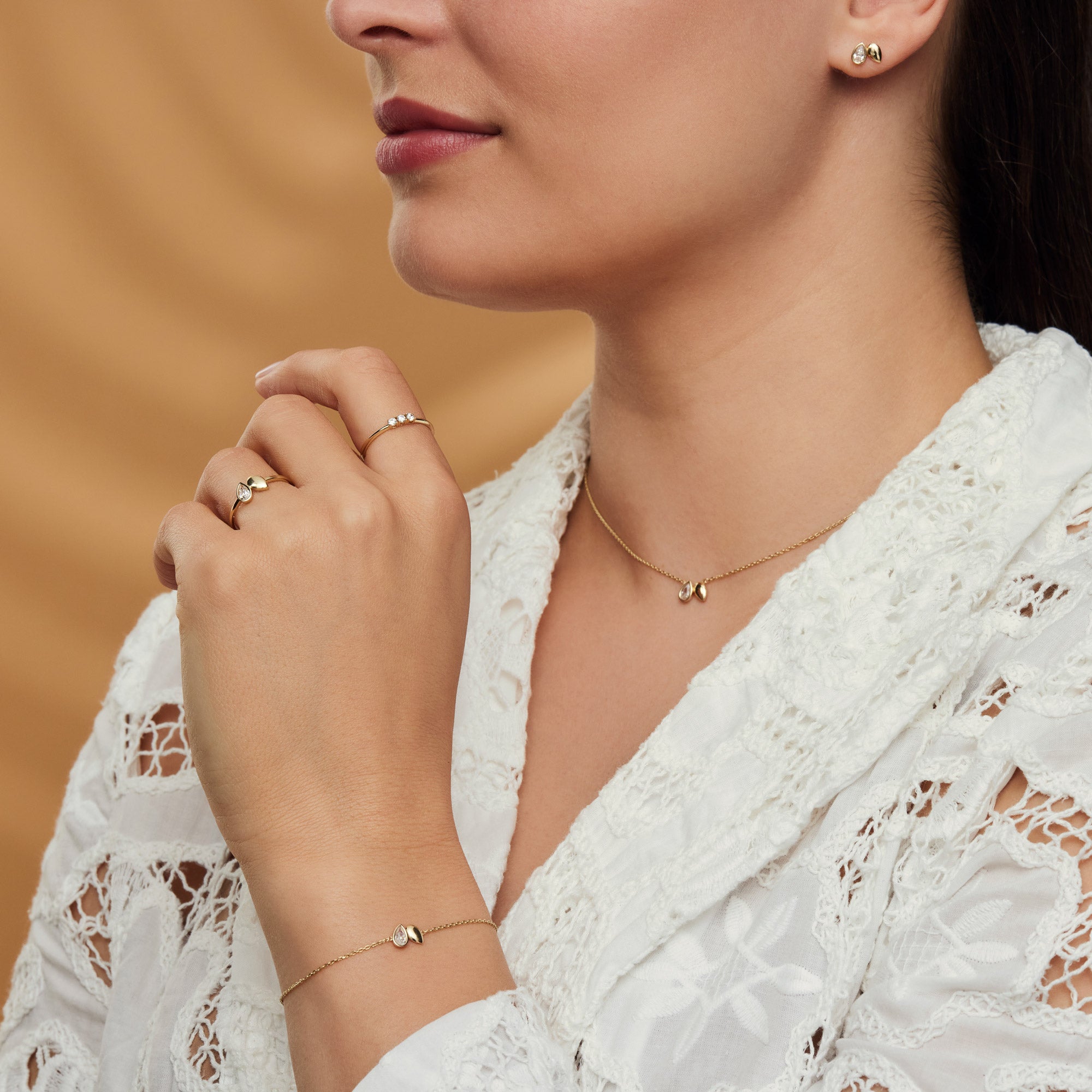 Beloro Jewels Monte Napoleone Natalia 9 carat gold Ring BO330005-52