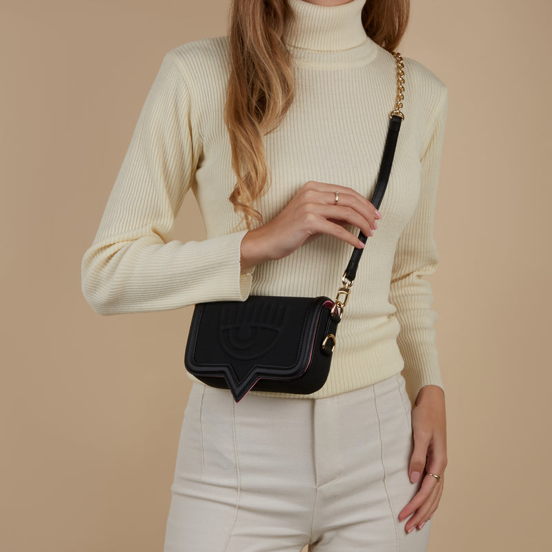 Chiara Ferragni Eyelike Black Crossbody bag 75SB4BA2-ZS953-899-zoom-