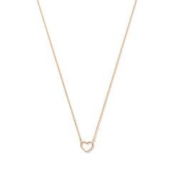 Isabel Bernard La Concorde Amore 14 Carat Rosegold NecklacewithHeart IB340063