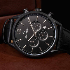Mats Meier Grand Cornier Chrono Mat Black Watch MM00102