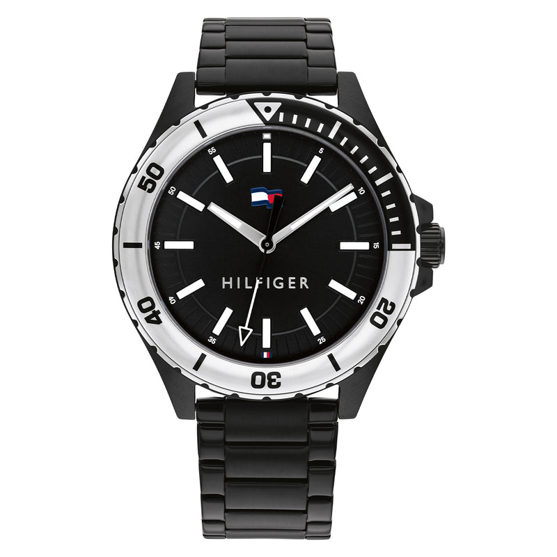 Tommy Hilfiger Logan Zwart Heren Horloge 2002-TH1792014-zoom-