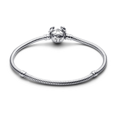 Pandora Collabs 925 Sterling Silver Disney Stitch Snake Chain Bracelet 593738C01-17