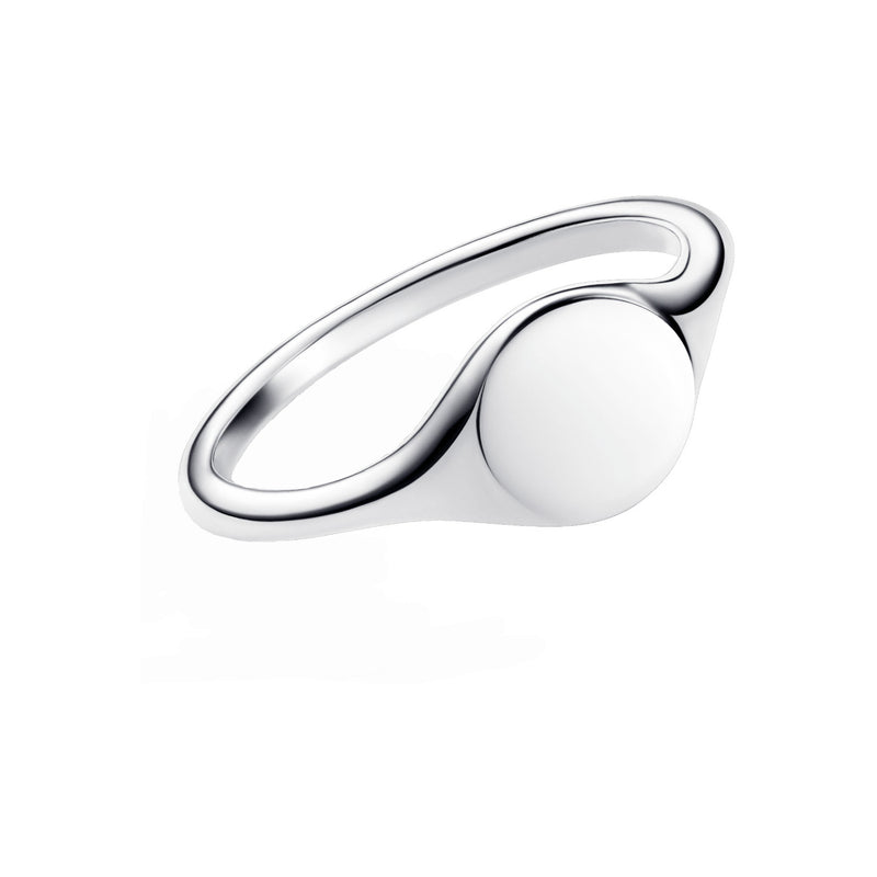 Pandora Moments 925 Sterling Silver Engravable Ring 193093C00-52-zoom-