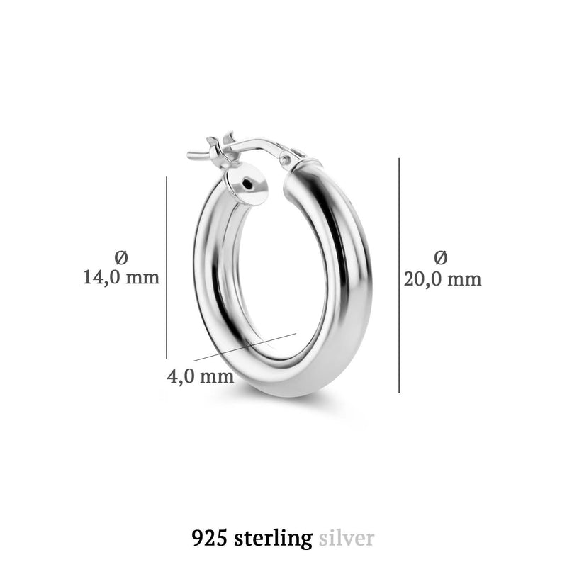 Parte di Me Bibbiena Poppi Casentino 925 sterling zilveren oorringen PDM36052-zoom-
