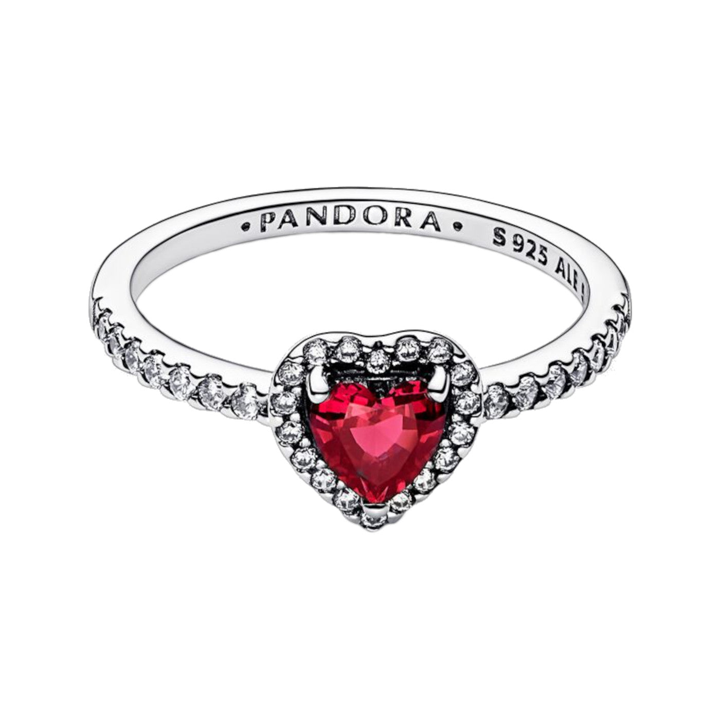 Pandora Timeless 925 Sterling Silver Heart Ring 198421C02-52
