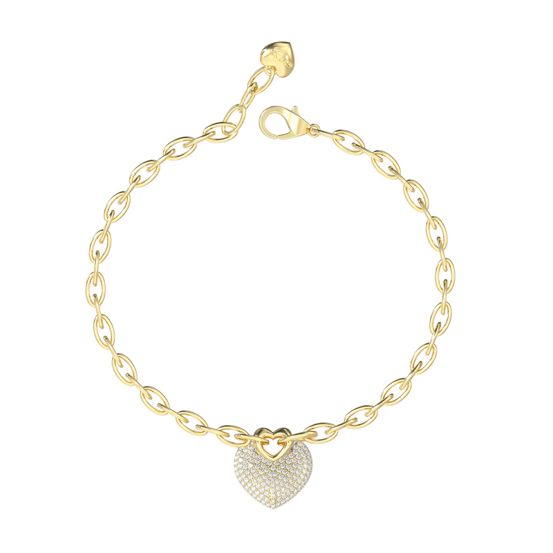 Guess Crazy In Love Gold Bracelet JUBB05214JWYGS-zoom-